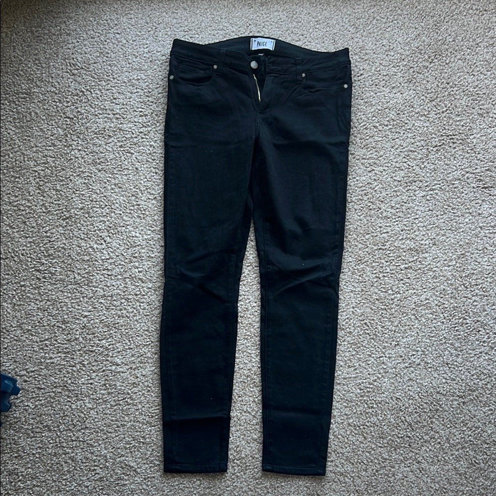 Paige Black Skinny Jeans